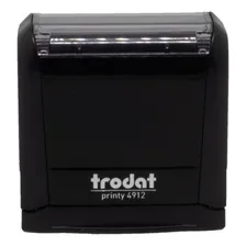Carimbo Trodat Printy 4912 Tinta Preto Exterior Preto Foto mini 1