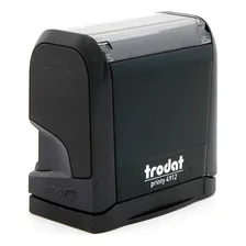 Carimbo Trodat Printy 4912 Tinta Preto Exterior Preto Foto mini 2