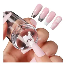 Carimbo Unha Francesinha Silicone Transparente Nail Foto mini 2