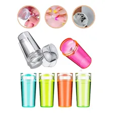 Carimbo Unha Francesinha Silicone Transparente Nail Foto mini 1