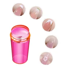 Carimbo Unha Francesinha Silicone Transparente Nail Foto mini 3