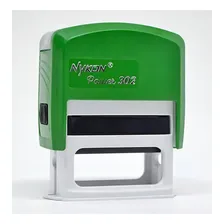 Carimbos Personalizados Para Profissional Da Área Da Saúde Cor da tinta Preto Cor do exterior Verde Foto mini 2