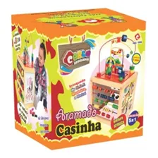 Carlu Aramado Casinha 5 Atividades 50x27cm amarelo Foto mini 2
