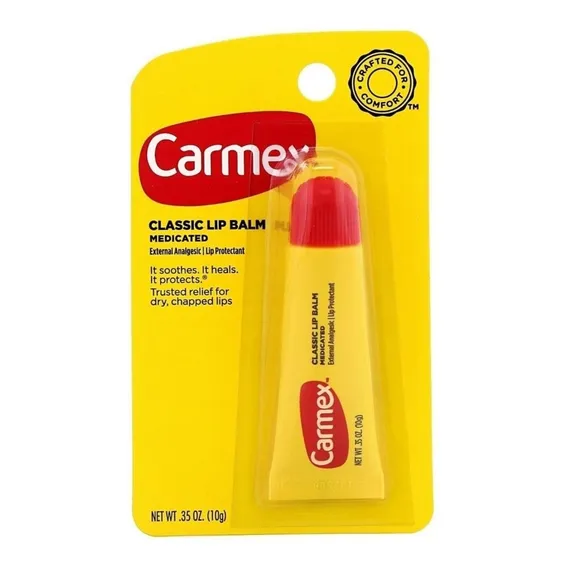 Carmex Classic Lip Balm Bisnaga Protetor Labial Original Eua Foto 1