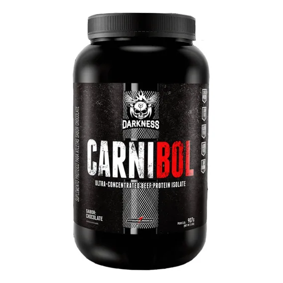 Carnibol 907g Darkness Sabor Chocolate Foto 1