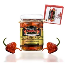 Carolina Reaper In Natura Curtida No Azeite - Vidro 150 Foto  mini 1