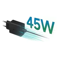 Carregador 45w Para Samsung Tipo C S9 S10 S20 S21 Note Cor Preto Foto mini  3