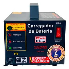 Carregador Bateria 12 Volts 6a - Inteligente Flutuador Foto mini 4