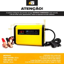 Carregador Bateria 12v 6a Auxiliar Partida Carro VoltÃmetro Foto mini 3