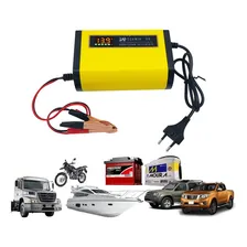 Carregador Bateria 12v 6a Auxiliar Partida Carro VoltÃmetro Foto mini 1