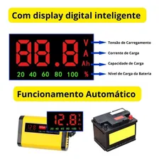 Carregador Bateria Automotivo Automático Visor Moto Carro Foto mini 4