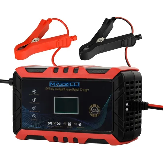 Carregador Bateria Bivolt Portatil 12v Moto Carro 15ah-100ah Foto 1