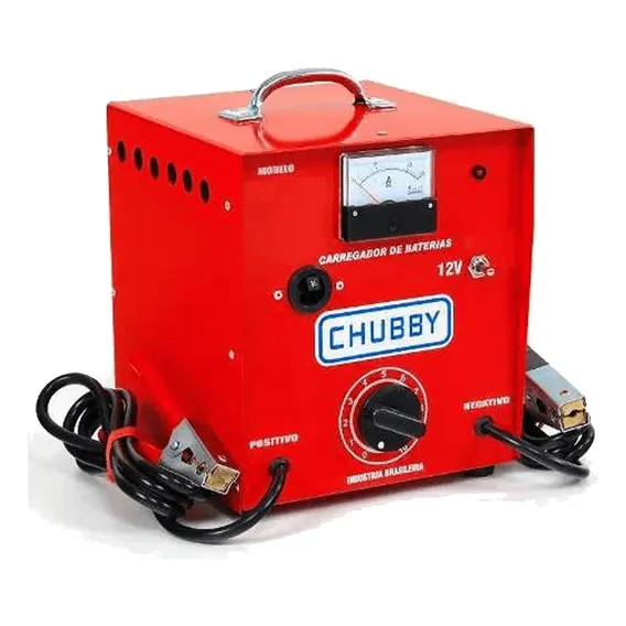 Carregador Bateria Chubby 30ah 12v Com Auxiliar De Partida Foto 1
