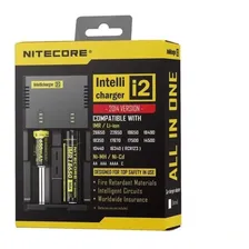 Carregador Bateria Nitecore New I2 2017 2 Slots 1a Foto mini 1
