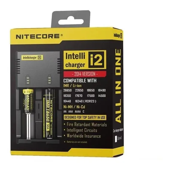 Carregador Bateria Nitecore New I2 2017 2 Slots 1a Foto 1