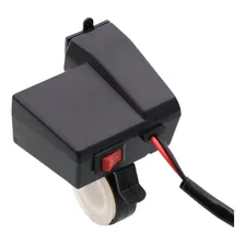 Carregador Celular Gps Moto Usb C/ VoltÃmetro Led Cor Azul Foto mini 3