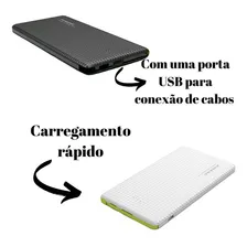 Carregador Celular Power Bank Pineng 10000mah Pn 951 Preto Foto mini 4