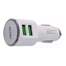 Carregador Celular Smartphone Veicular Carro Turbo 2usb Cabo Foto mini 3