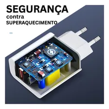 Carregador Celular Turbo 40w lightning CompatÃvel C/ iPhone Foto mini 3