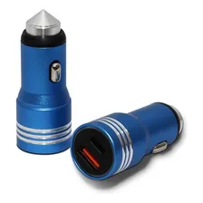 Carregador Celular Veicular Rápido 2 Entradas Usb E Tipo C Foto mini  2