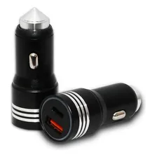 Carregador Celular Veicular Rápido 2 Entradas Usb E Tipo C Foto  mini 1