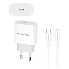 Carregador Com Cabo Turbo 30w Carga Rapida Para iPhone Cor Branco Foto mini 3