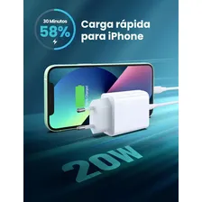 Carregador Compatível Com Apple Carregador Rapido Carregador Homologado Pela Anatel Carregador Fast Fonte Usb-c 20w Turbo Compatível Com iPhone 11 12 13 14 Pro Max iPad iPod Cor Branco Vtr Eletronics Foto mini  2