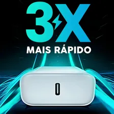 Carregador Compatível Com Apple Carregador Rapido Carregador Homologado Pela Anatel Carregador Fast Fonte Usb-c 20w Turbo Compatível Com iPhone 11 12 13 14 Pro Max iPad iPod Cor Branco Vtr Eletronics Foto mini  3