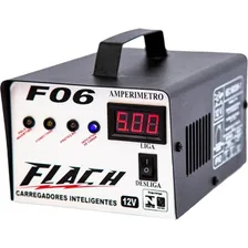 Carregador De Bateria 6a/12v - Bivolt - Automático F06 Flach Foto mini 1