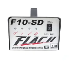 Carregador De Bateria Inteligente 10a 12v Flach - F10 Sd Foto mini 2