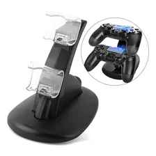 Carregador de controle duplo Ps4 Carregador de joystick Controlador Ps4 Carregador Arcashopping para Ps4 Joystick Ps4 Game Organizer Acess贸rio Ps4 Suporte duplo Ps4 Foto mini 1