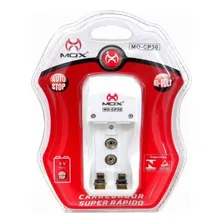 Carregador De Pilhas Aa Aaa 9v Mox Bi-volt Auto Stop Mo-cp30 Foto mini  2