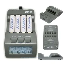 Carregador Digital Pilhas Inteligente Aa Aaa Opus Bt-c700 Foto mini 2