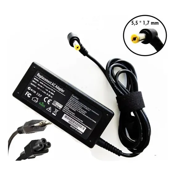 Carregador Do Notebook Acer Pa-1650-22 1410 4252 5532 Foto 1