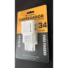 Carregador Duplo De Parede Turbo 2 Entradas Usb Carga Rápida Foto mini  2