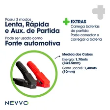 Carregador E Auxiliar De Partida Nevvo Smart300 50amp Foto mini  3