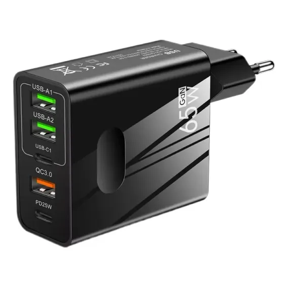 Carregador Fonte 65w Para Drone Dji Air 3, Mini 4, Mavic 3 127/220V Foto 1
