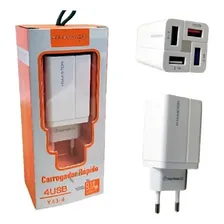 Carregador Fonte De Tomada Turbo 9.1a 4 Portas Usb 3.0 Y43-4 Foto mini 1