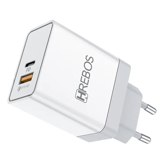 Carregador Fonte Para Celular Usb Tipo C + USB 20w turbo para iPhone Samsung Xiaomi Foto 1