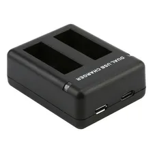 Carregador Gopro Hero5 Hero6 Hero7 Duplo Micro Usb E Tipo C Foto mini 2