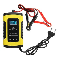 Carregador Inteligente Bateria 4-6ah Tela Lcd Auto Moto 12v Foto mini  2
