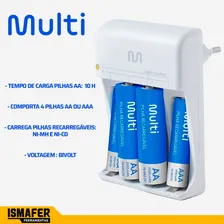 Carregador Mirage Rm02 2xaa 12 Horas Multilaser Bom Cb045 Foto mini 3