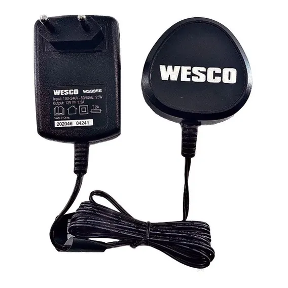 Carregador P/ Parafusadeira Bateria Ws2532 12v Wesco Ws9896 Foto 1