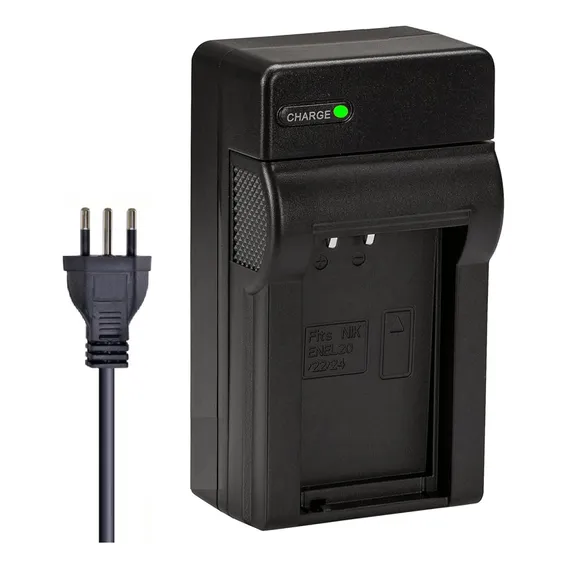 Carregador Para Bateria Nikon En-el24 (bivolt) Cor Preto Foto 1