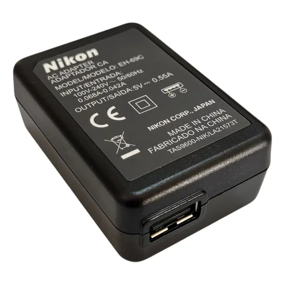 Carregador Para Camera Nikon Eh-69c Foto 1