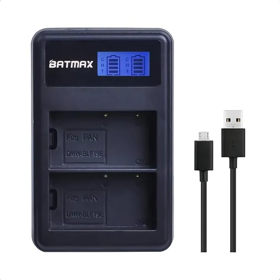 Carregador Para Panasonic Dmw-blf19 Dmw-blf1e Dmw-blf19pp Foto 1