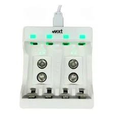 Carregador Para Pilhas Tipo C Aa/aaa/9v Mxt Foto mini  3