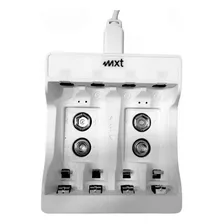 Carregador Para Pilhas Tipo C Aa/aaa/9v Mxt Foto mini  2