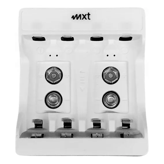 Carregador Para Pilhas Tipo C Aa/aaa/9v Mxt Foto 1