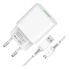 Carregador Para Samsung Galaxy A10 A01 A10s J7 J8 M10 A02 J5 Cor Branco Foto mini 1